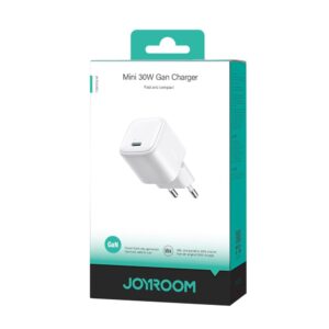 Adapteris Joyroom  Joyroom JR-TCG15 Mini 30W GaN USB-C Wall Charger - White 