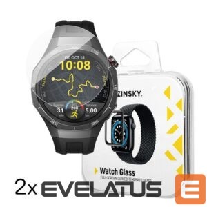 Strap Wozinsky  Wozinsky Full Glue Tempered Glass for Huawei Watch GT 5 / GT 5 Pro / GT 4 / GT 4 Pro / GT 3 / GT 3 Pro 46mm (2 pcs.) 