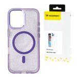 Aizmugurējais vāciņš Wozinsky  Wozinsky Glitter Case with Mag Safe for Samsung Galaxy S25 Ultra - Purple with Glitter 