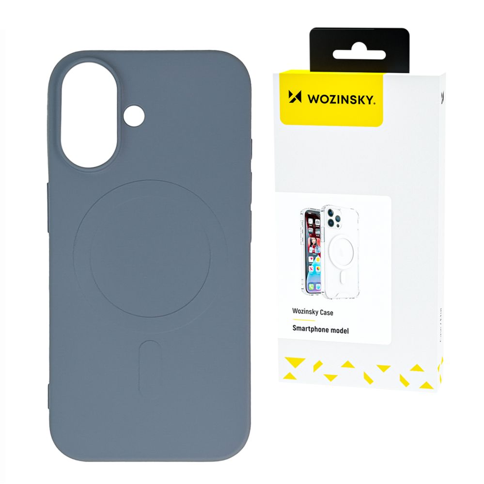 Tagakaaned Wozinsky Liquid Silicone Case MagSafe for Samsung Galaxy S25 Ultra - Gray
