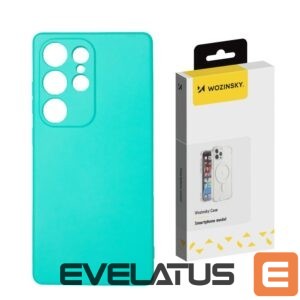 Aizmugurējais vāciņš Wozinsky  Wozinsky Silicone Case flexible silicone for Samsung Galaxy S25 Ultra - green 