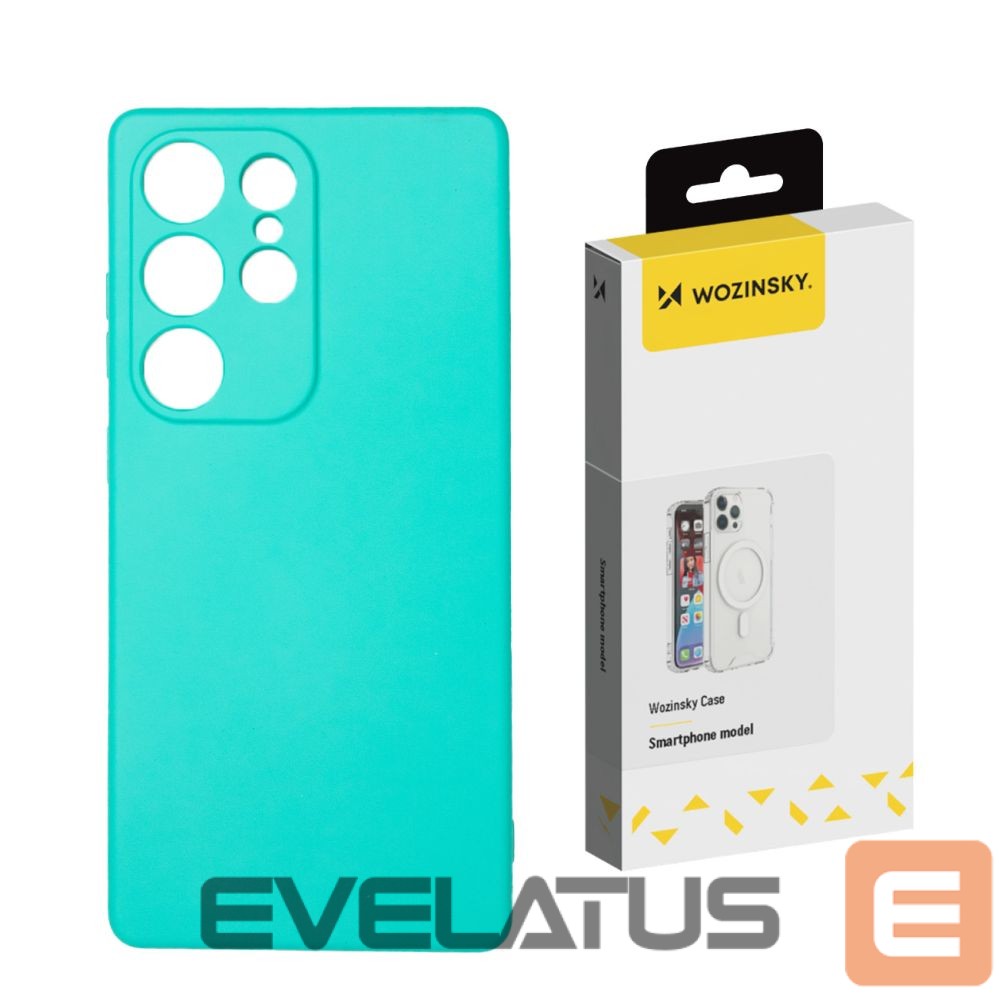 Tagakaaned Wozinsky Wozinsky Silicone Case flexible silicone for Samsung Galaxy S25 Ultra - green