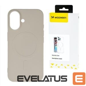 Aizmugurējais vāciņš Wozinsky  Wozinsky Silicone Case Magsafe Magnetic Case for Samsung Galaxy S25 Ultra - Beige 