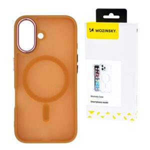 Aizmugurējais vāciņš Wozinsky  Wozinsky Fashion Case MagSafe for Samsung Galaxy S25+ - orange 