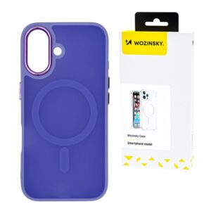 Aizmugurējais vāciņš Wozinsky  Wozinsky Fashion Case MagSafe for Samsung Galaxy S25+ - purple 