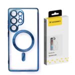 Back panel cover Wozinsky  Wozinsky Electroplated Case with Magsafe for Samsung Galaxy S25+ - Blue 