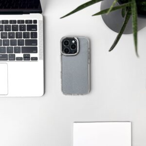 Nugarėlės dėklai Wozinsky  Wozinsky Glitter Case for Samsung Galaxy S25 - Clear with Glitter 