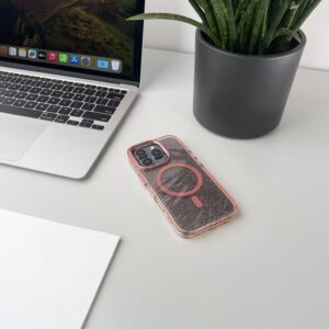 Nugarėlės dėklai Wozinsky  Wozinsky Glitter Case for Samsung Galaxy S25 - Pink with Glitter 