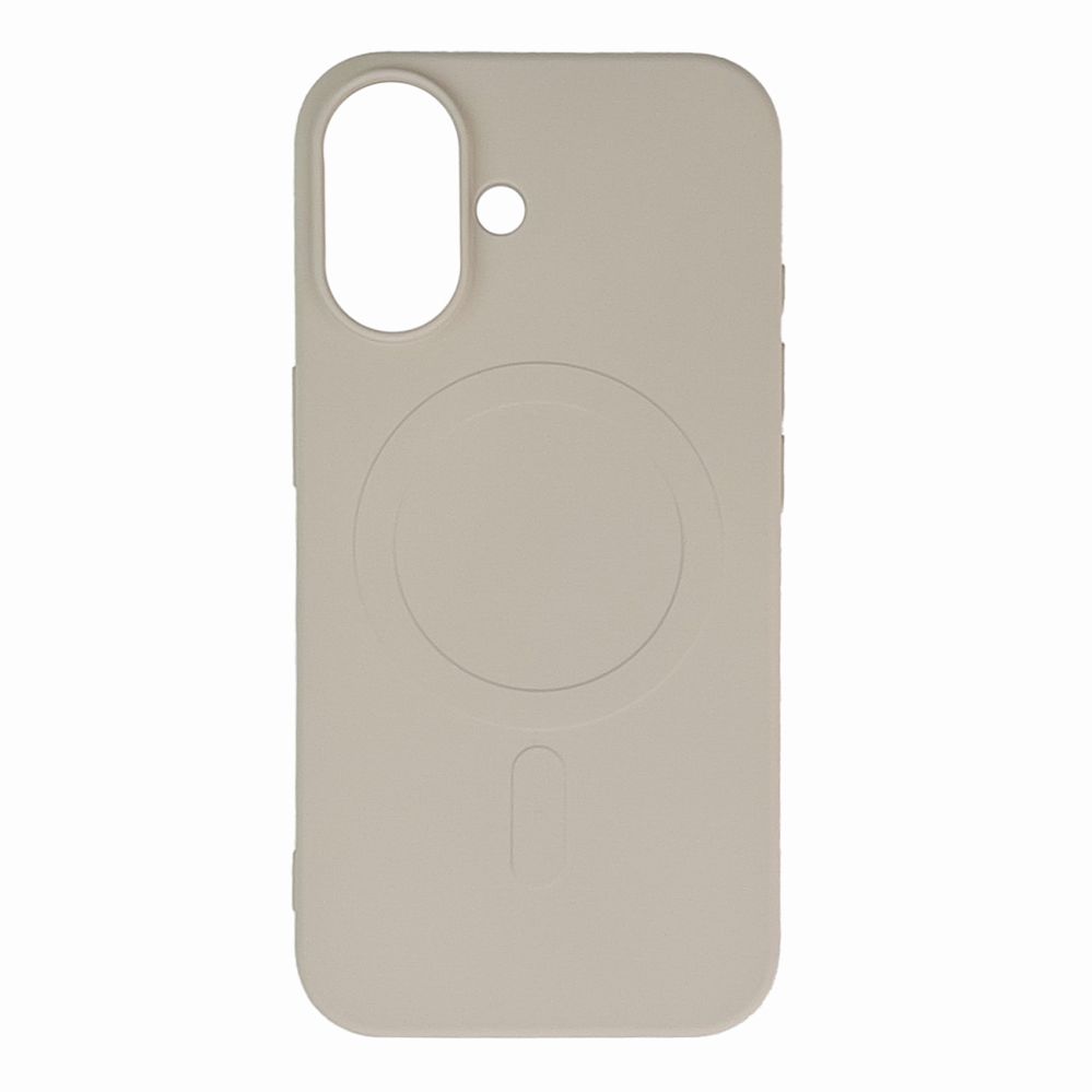 Tagakaaned Wozinsky Liquid Silicone Case MagSafe for Samsung Galaxy S25 - Beige