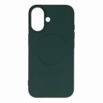 Back panel cover Wozinsky  Liquid Silicone Case MagSafe for Samsung Galaxy S25 - Green 
