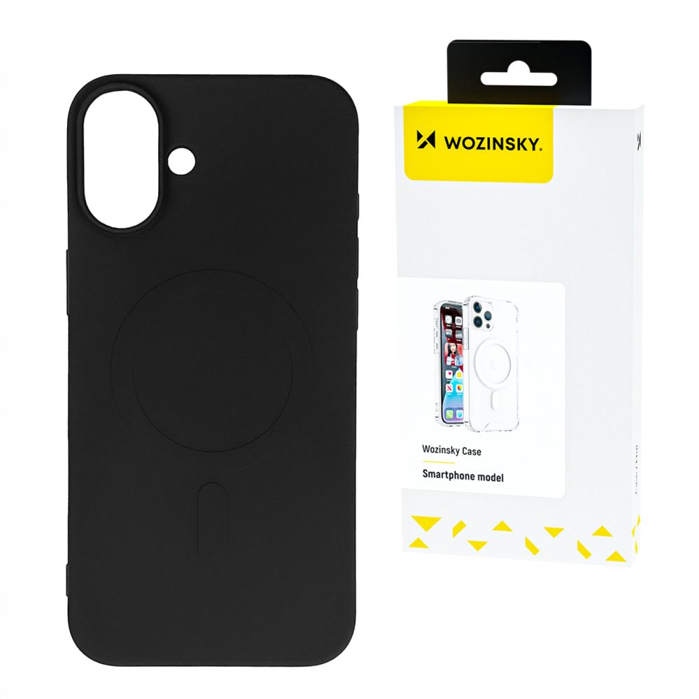 Tagakaaned Wozinsky Wozinsky Silicone Case Magsafe Magnetic Case for Samsung Galaxy S25 - Black