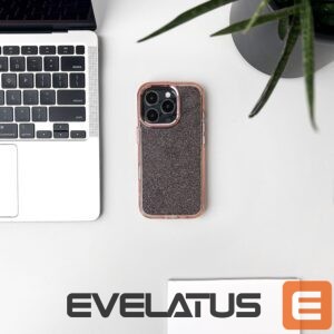 Nugarėlės dėklai Wozinsky  Wozinsky Glitter Case for Samsung Galaxy S24 FE - Pink with Glitter 