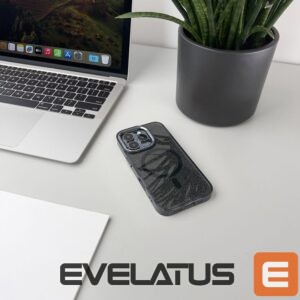 Nugarėlės dėklai Wozinsky  Wozinsky Glitter Case with Mag Safe for Samsung Galaxy S24 FE - Black with Glitter 