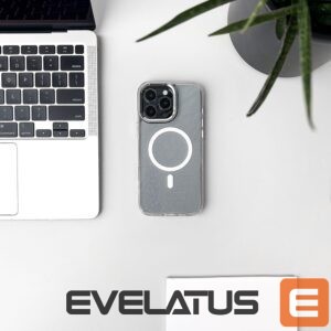 Nugarėlės dėklai Wozinsky  Wozinsky Glitter Case with Mag Safe for Samsung Galaxy S24 FE - Clear with Glitter 