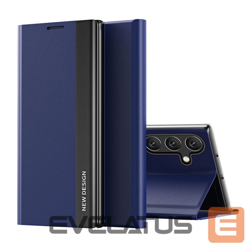 Nugarėlės dėklai Hurtel New Sleep Case Flip Cover with Stand Function for Samsung Galaxy A56 - Blue