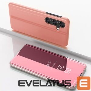 Nugarėlės dėklai Hurtel  Clear View Case for Samsung Galaxy A26 Cover with Flip - Pink 