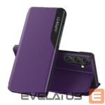 Nugarėlės dėklai Hurtel  Eco Leather View Case elegant case with flap and stand function for Samsung Galaxy A26 - purple 