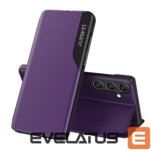 Nugarėlės dėklai Hurtel  Eco Leather View Case elegant case with flap and stand function for Samsung Galaxy A26 - purple 
