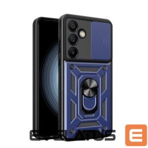 Nugarėlės dėklai Hurtel  Hybrid Armor Camshield with Stand and Camera Cover for Samsung Galaxy A26 - Blue 