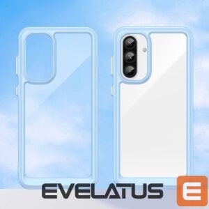 Nugarėlės dėklai Hurtel  Outer Space Case for Samsung Galaxy A26 Cover with Flexible Frame - Blue 