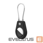Nugarėlės dėklai Hurtel  Apple AirTag Case with Steel Cable - Black 