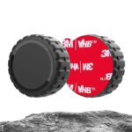 Tagakaaned Hurtel  Apple AirTag Case, Screw-on, Waterproof, Self-Adhesive - Black - 4 pieces 