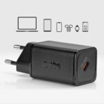 Adaptrid SBS  SBS TETRGAN1C45W 45W GaN USB-C Wall Charger with Power Delivery - Black 