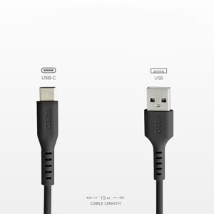 Kabelis SBS  SBS TECABLEMICROC15K USB-A - USB-C Cable 1.5m - Black 