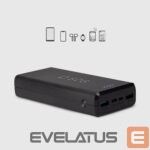 Išorinė baterija SBS  Powerbank Puro Fast 20000 mAh 2x USB-A + 1x USB-C - black 