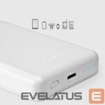 Ārējais akumulators SBS  Powerbank SBS TEBB5000MAG1CW 5000 mAh USB-C, MagSafe compatible - white 