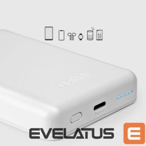 Išorinė baterija SBS  Powerbank SBS TEBB5000MAG1CW 5000 mAh USB-C, MagSafe compatible - white 