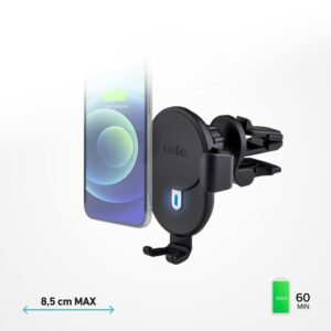 Dokavimo stotelės SBS  Smartphone holder with inductive charger SBS TESUPWIR10CLIPSTG 10W - black 