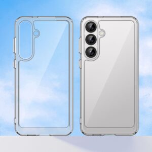 Nugarėlės dėklai Hurtel  Outer Space Case for Samsung Galaxy A36 Cover with Flexible Frame - Transparent 