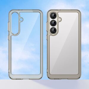 Nugarėlės dėklai Hurtel  Outer Space Case for Samsung Galaxy A36 Cover with Flexible Frame - Semi-Transparent, Black 