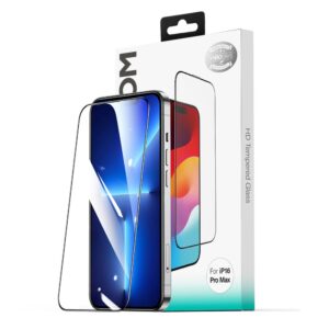 Apsauginiai stiklai Joyroom  Joyroom JR-MLG0278 2.5D HD Dustproof Tempered Glass with Black Frame for iPhone 15 Plus/16 Plus 