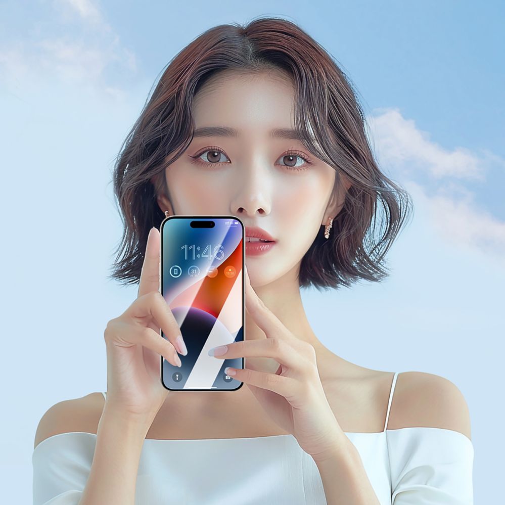 Aizsargstikls Joyroom Joyroom JR-MAR0317 tempered glass with anti-reflective coating for iPhone 15 Plus/16 Plus