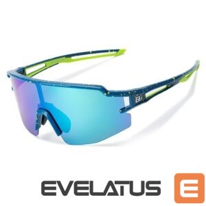 Kitos prekės Rockbros  Rockbros Polarized Cycling Glasses with UV Protection and Corrective Insert Blue Lenses - Blue 