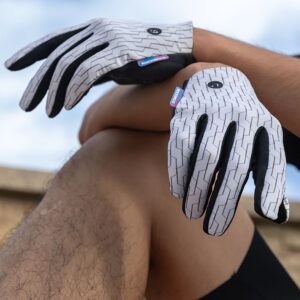 Bicycle accessory Rockbros  Rockbros sports gloves full spring-summer size S - white and black 