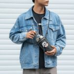 Dviračio priedas Rockbros  Rockbros Travel Bottle Bag with Shoulder Strap 1l - Green 