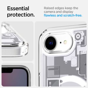 Nugarėlės dėklai Spigen  Spigen Ultra Hybrid MagSafe Case for iPhone 16e Zero One - White 