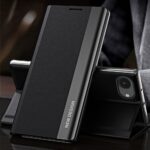 Tagakaaned Hurtel  Sleep Case Pro for iPhone 16e with Flip and Stand - Black 