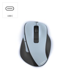 Arvutihiir Hama  Hama MW-500 V2 Wireless Mouse with Rechargeable Battery - Light Blue 