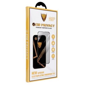 Protective glass OG  OG 6D Premium Privacy Glass - for Iphone 17 Pro black 