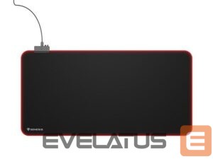 Kompiuterio pelė Genesis  Mouse Pad | Boron 500 XXL RGB | Mouse pad | 400 x 800 x 4 mm | Black 