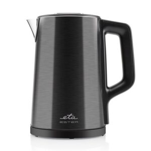 Tējkanna ETA  Kettle | 459790000 | Electric | 2200 W | 1.5 L | Stainless steel | 360° rotational base | Black 