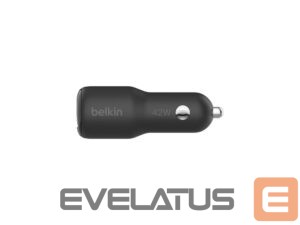 Controller Belkin  BOOST CHARGE  42w - 30w USB-C PD PPS + 12w USB-A Car Charger, Black | 