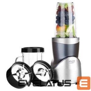 Mixers and blenders Adler  Blender Smoothie Set | AD 4084 | Tabletop | 1200 W | Jar material BPA-Free | Jar capacity 0.3+0.5+0.5+0.7 L | Ice crushing | Stainless Steel 