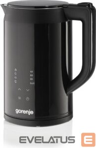 Virdulys GORENJE  Kettle | K17DWDII | Electric | 2200 W | 1.7 L | Stainless Steel | 360° rotational base | Black 