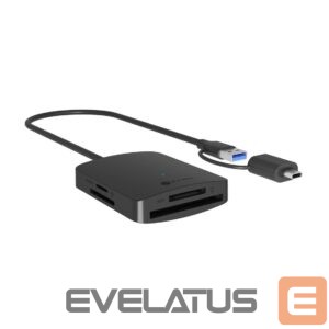 Converter Raidsonic  4-in-1 Card Reader with USB 3.2 Gen 1 Type-A + Type-C | IB-CR302-CU3 