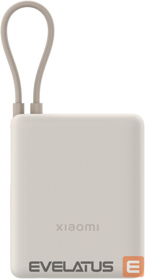 Väline aku Xiaomi 33W Power Bank (Integrated Cable) | 10000 mAh | USB-C | Tan